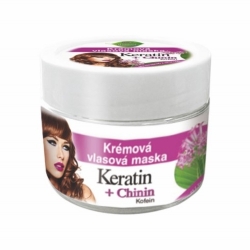 Krémová vlasová maska KERATIN + CHININ (260 ml)