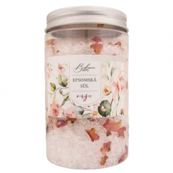 Epsomská sůl s bylinkami - RŮŽE (400 g)